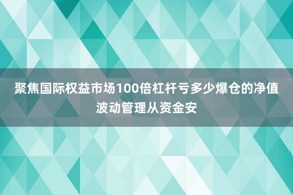 聚焦国际权益市场100倍杠杆亏多少爆仓的净值波动管理从资金安